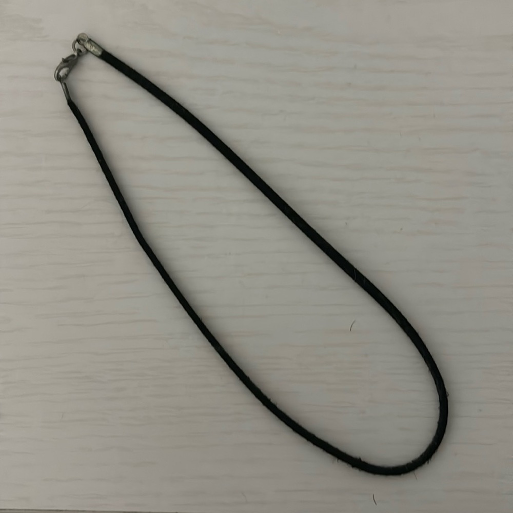 Plain Black Choker